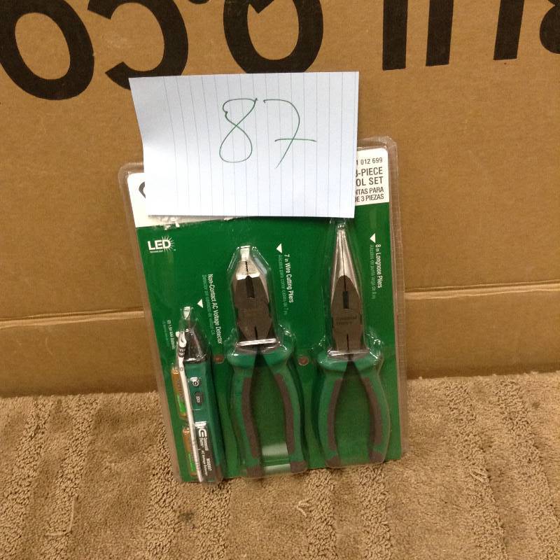 Commercial Electric 3-Piece Electricians Tool Set Model