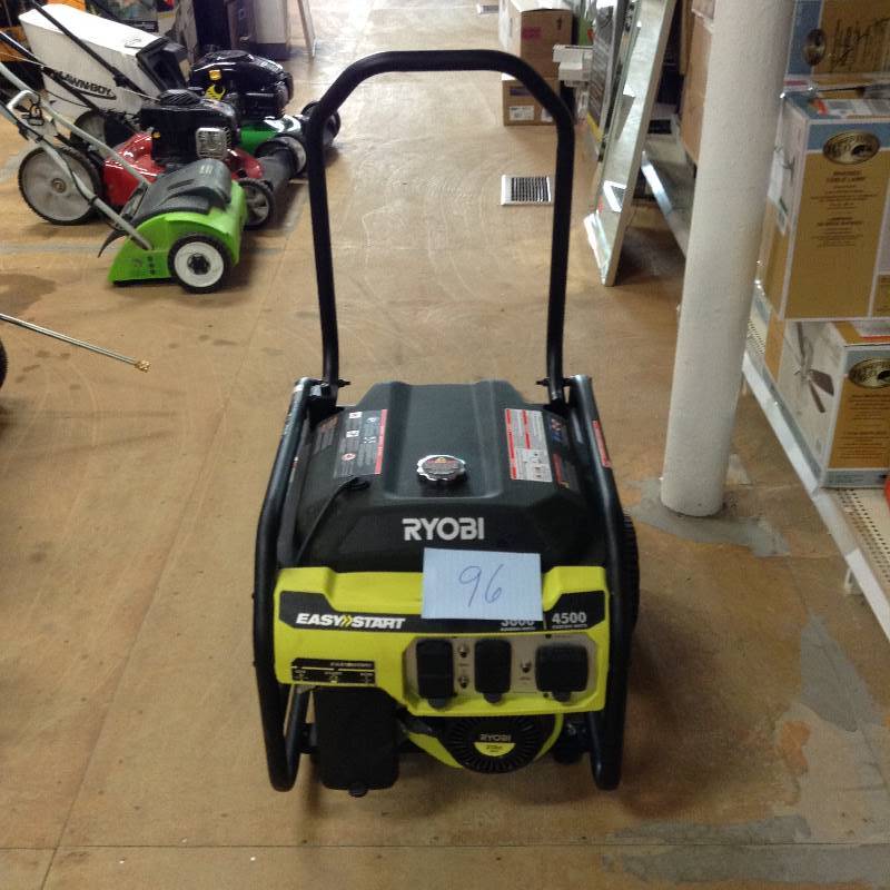 Ryobi 3,600-Watt 212cc Gasoline Powered Portable Generator