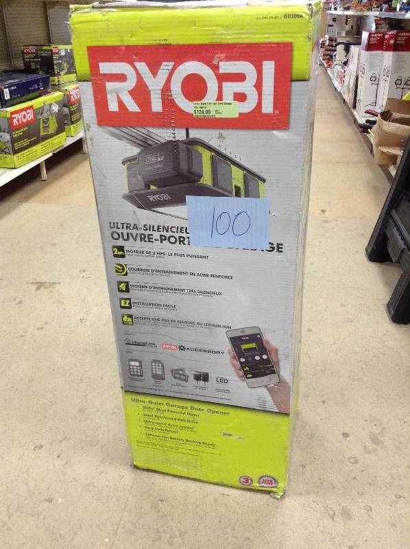 Ryobi Ultra Quiet 2 HP Belt Drive Garage Door Opener