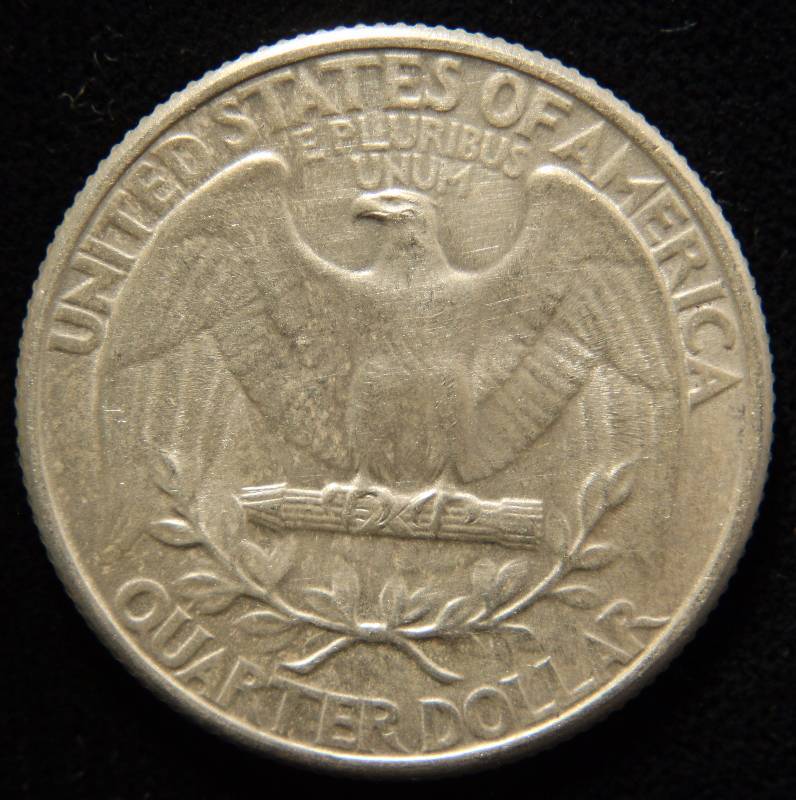 1932 SILVER WASHINGTON QUARTER AU