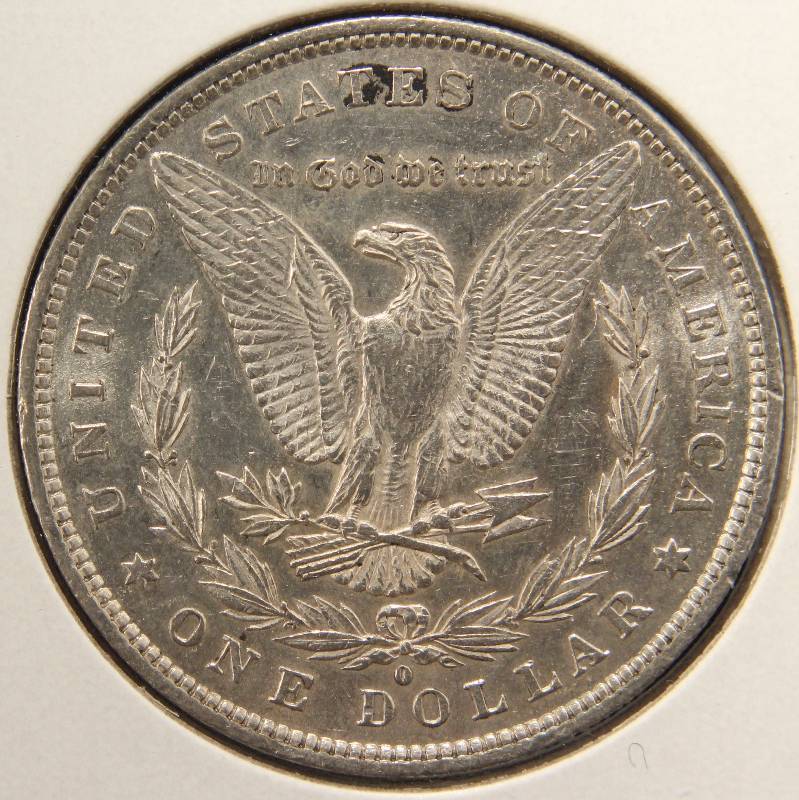 1884-O MORGAN SILVER DOLLAR AU58