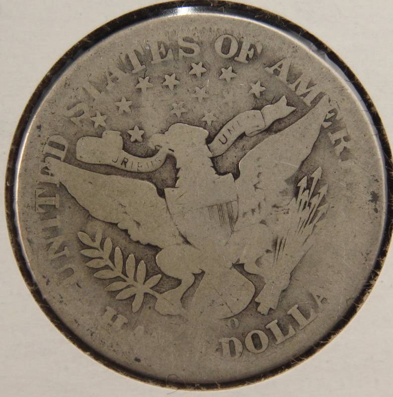 1908-O BARBER SILVER HALF DOLLAR