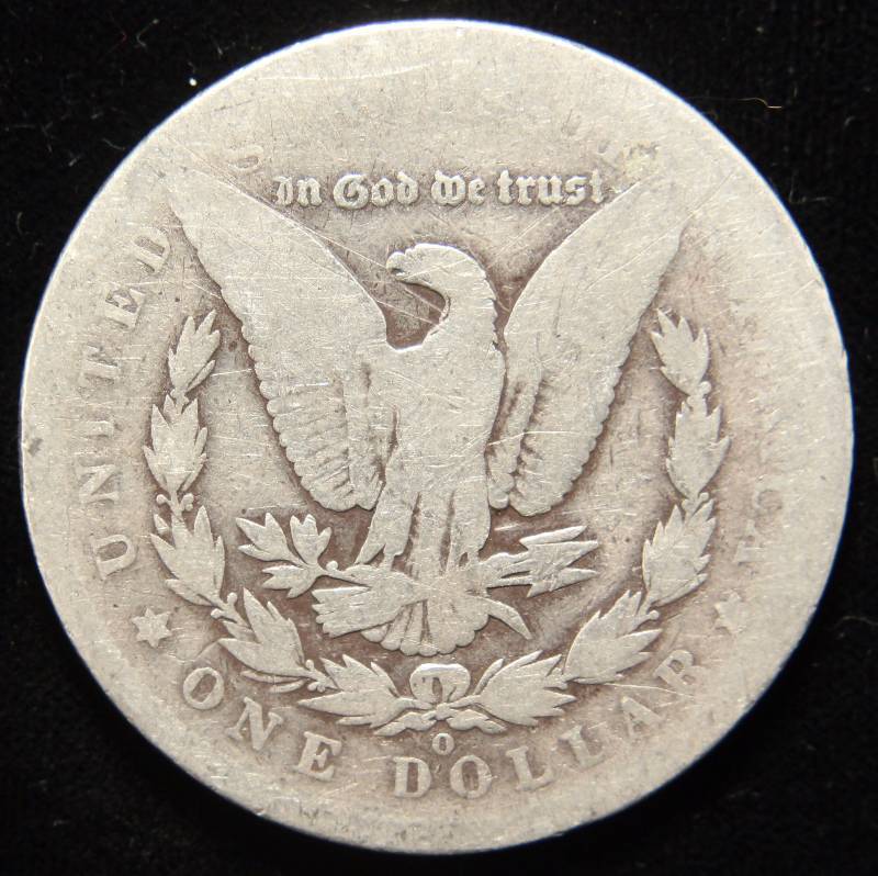 1885-O MORGAN SILVER DOLLAR IN LOW GRADE