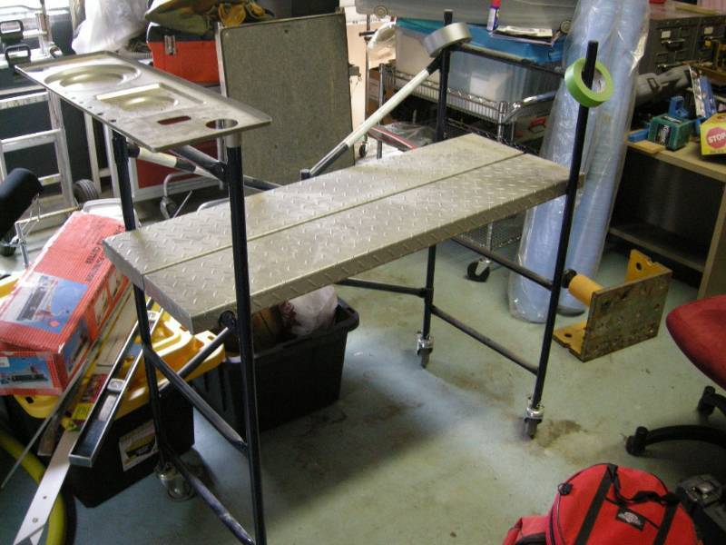 lot 8 image: Portable Rolling Scaffolding