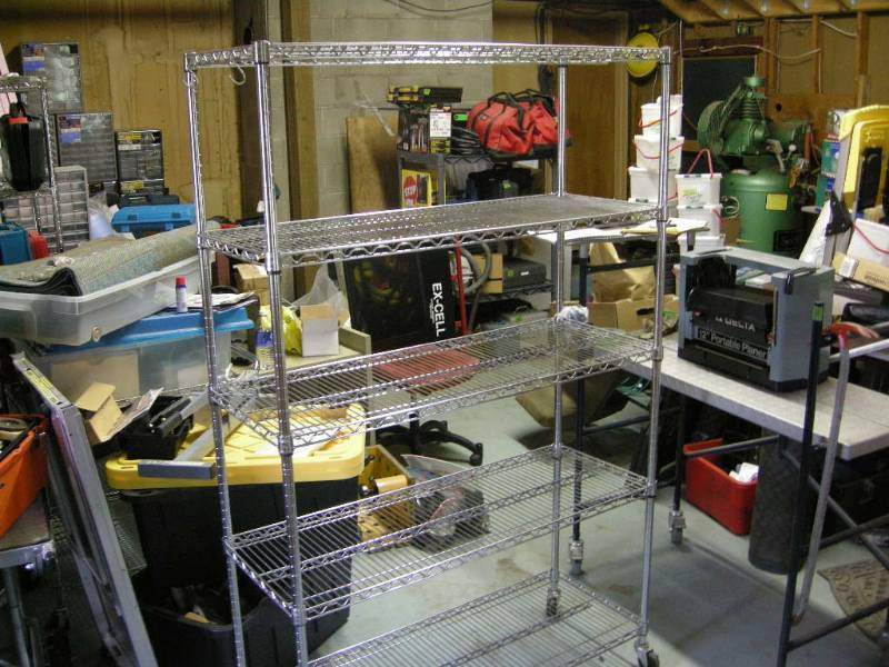 lot 33 image: NSF Rolling Wire Rack