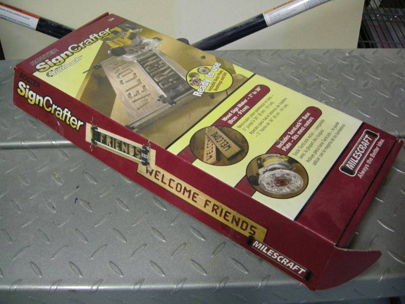 lot 48 image: Sign Crafter Router Set