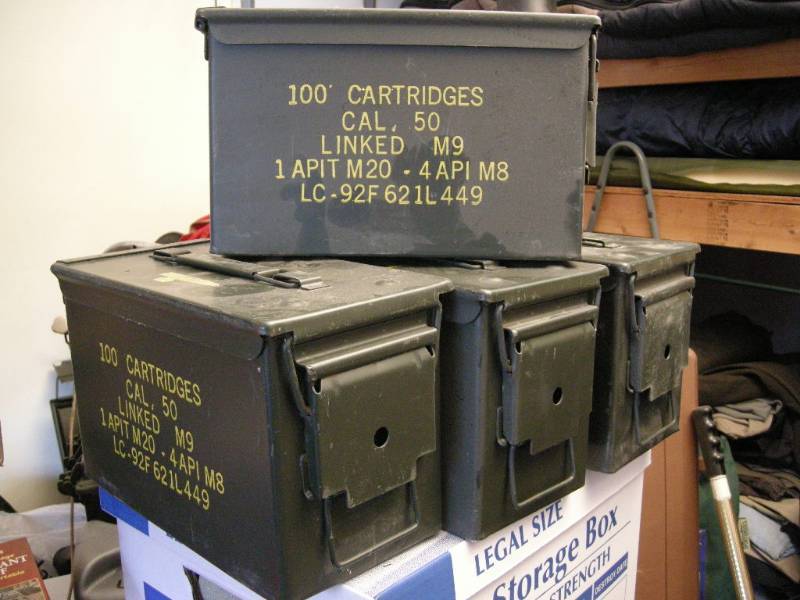 lot 51 image: 4 Ammo Boxes