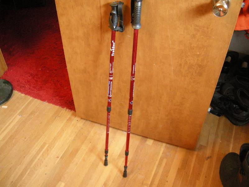 lot 57 image: Trekker Telescoping Walking Sticks