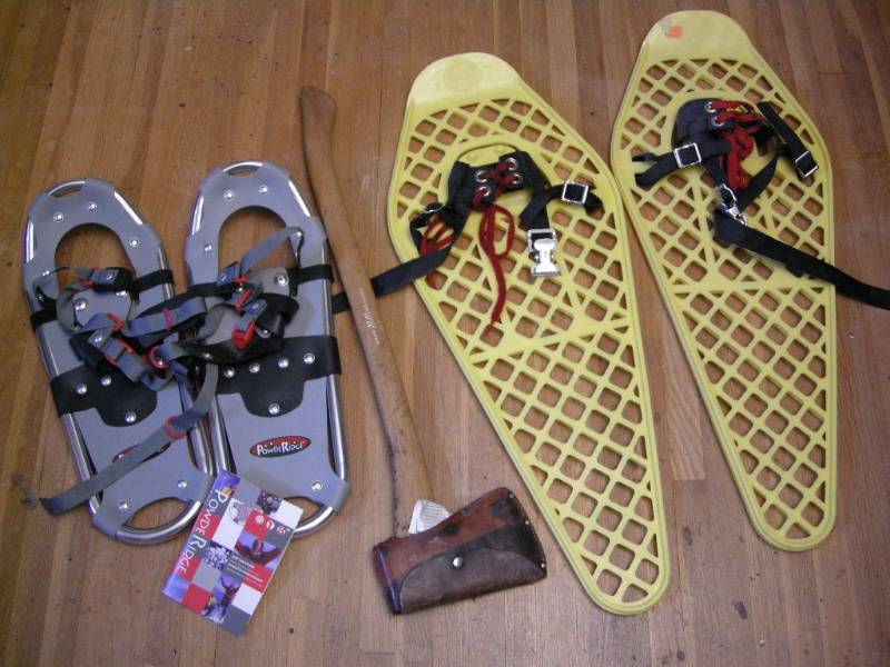 lot 104 image: Snowshoes and Axe