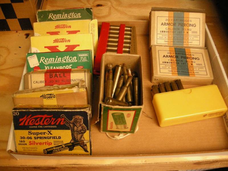 lot 124 image: 30-06 Ammo Boxes - Armor Piercing