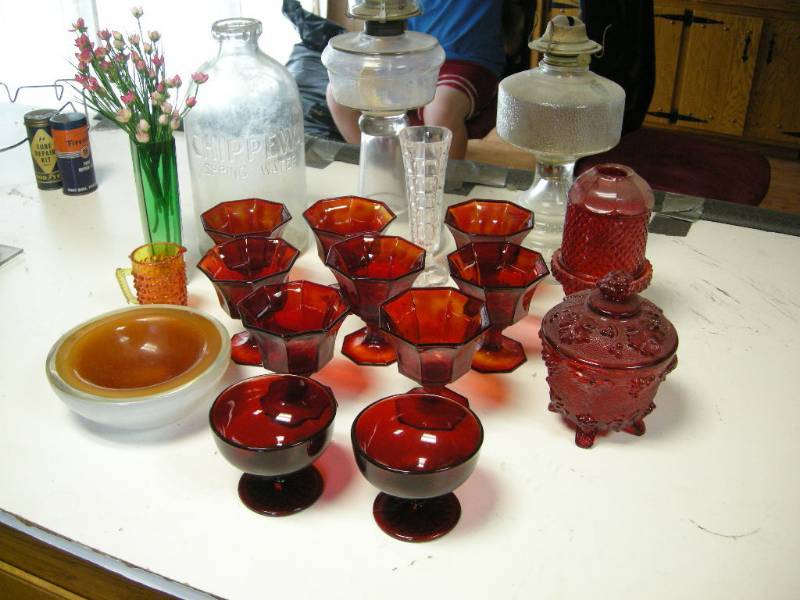 lot 154 image: Vintage Kitchen Glass
