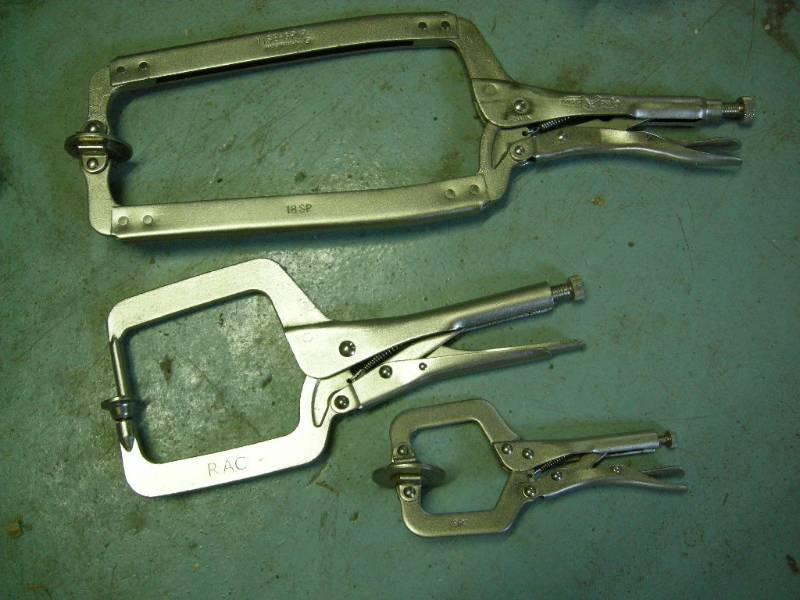 lot 196 image: Vice-Grip Type Clamps