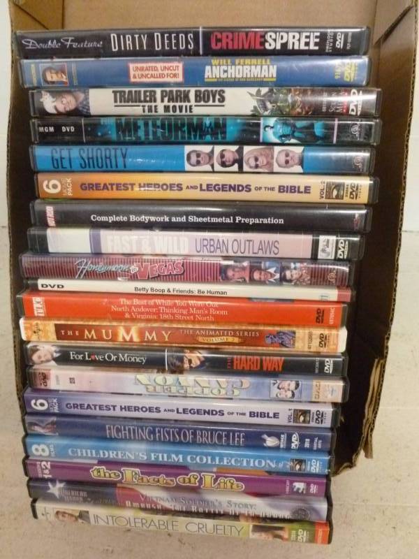 lot 100 image: DVD Movies