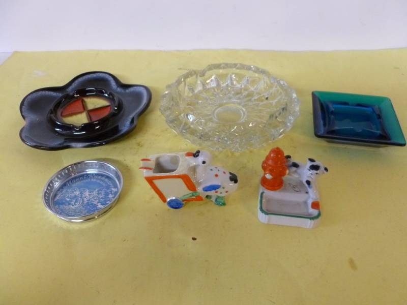 lot 143 image: Vintage Ashtrays