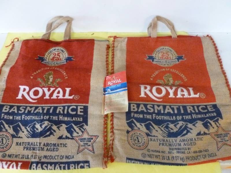 lot 177 image: Rice Sacks
