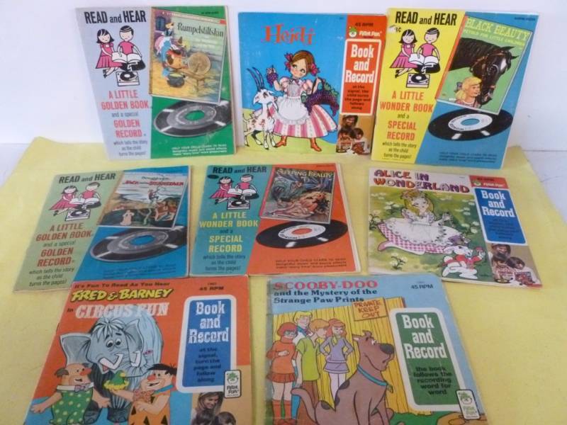 lot 216 image: Vintage Kids Record Books