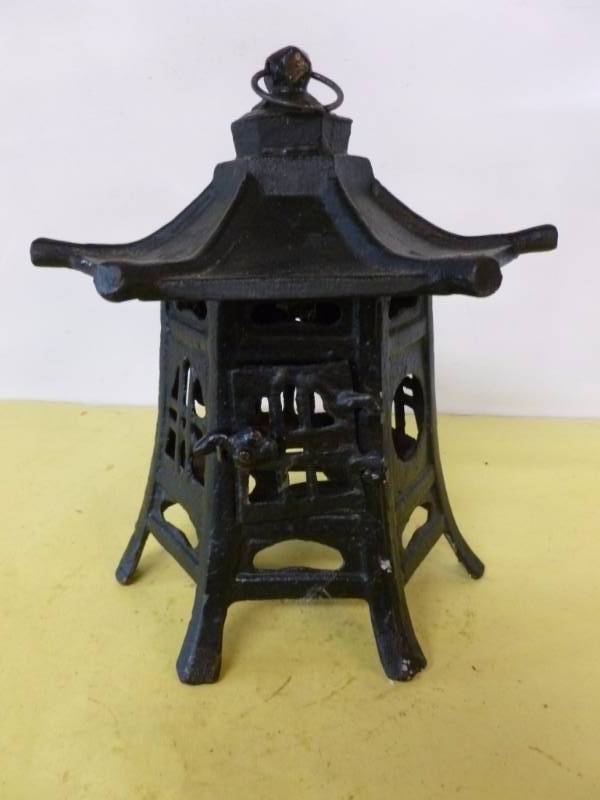 lot 235 image: Cast Iron Candle Lantern