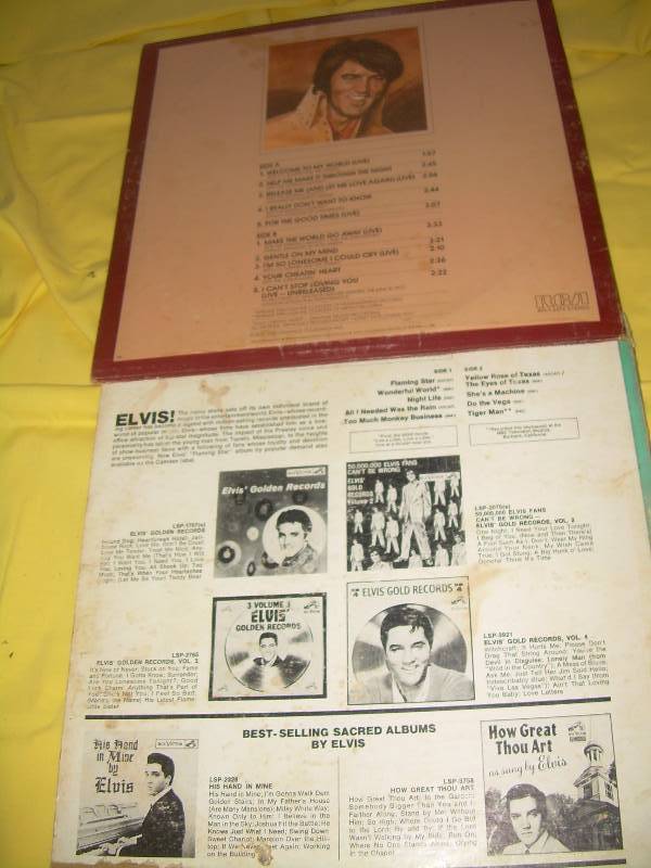 2 COLLECTIBLE ELVIS RECORDS
