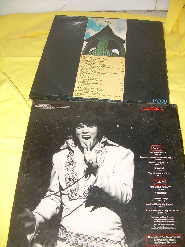 2 COLLECTIBLE ELVIS RECORDS