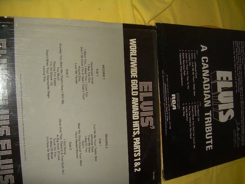2 COLLECTIBLE ELVIS RECORDS