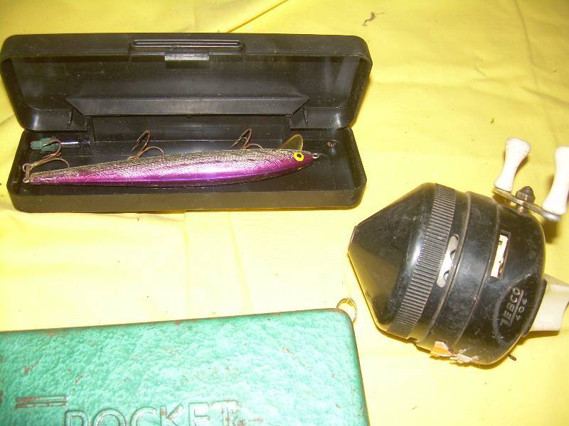 FISHING LURES AND REEL