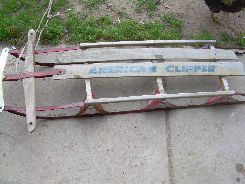 VINTAGE AMERICAN CLIPPER SLED