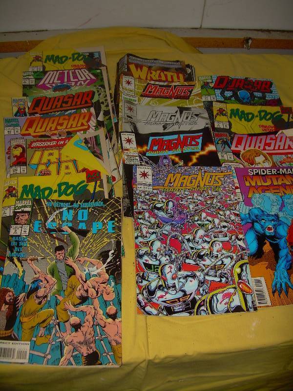 MARVEL AND VALIANT COMICS