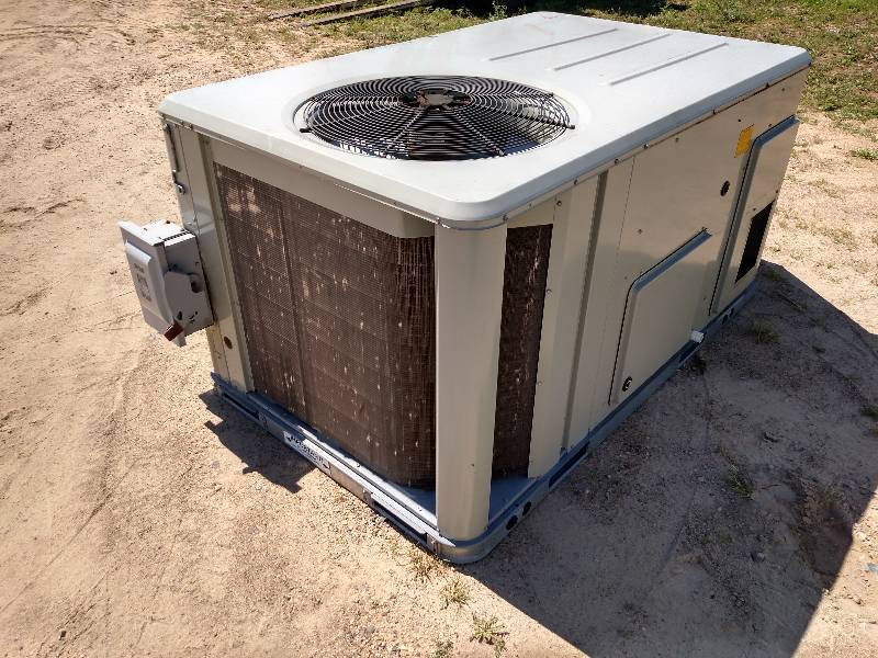 lot 7 image: Trane 3 Ton Rooftop Unit, 120,000 B...