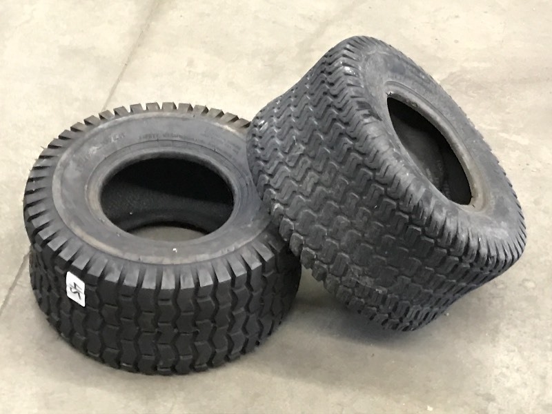 lot 45 image: (2) 88.508 Lawn Mower Tires, (1) ...