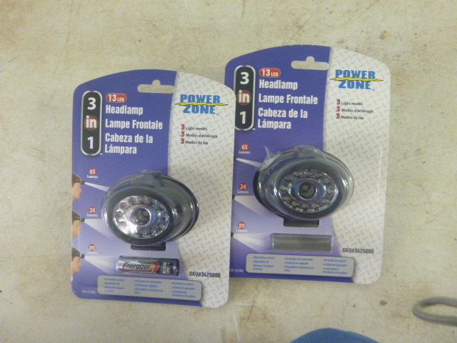 2 Power  Zone 13 LED Headlamps