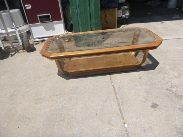 Glass Top Coffee Table