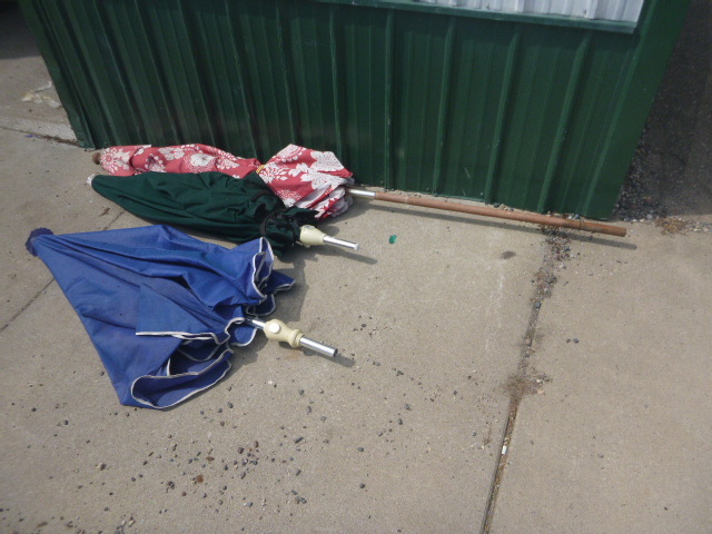 3 Patio Umbrellas