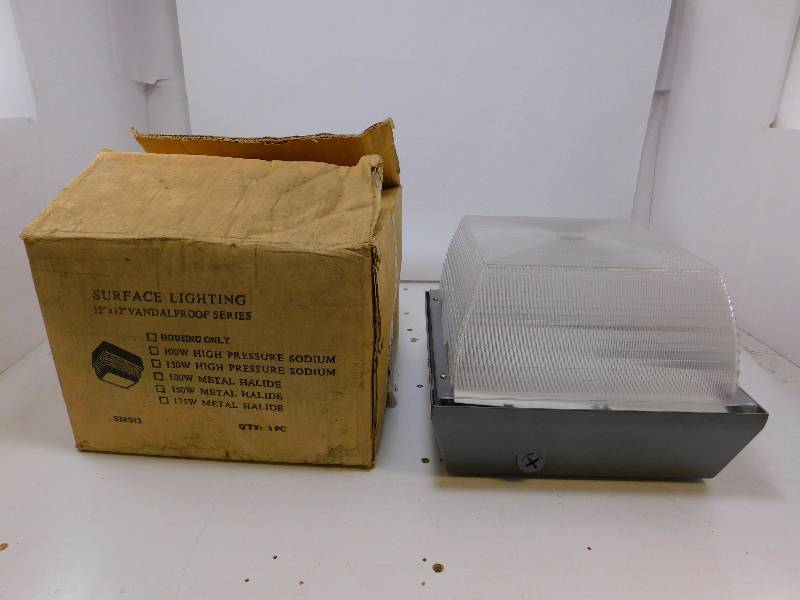 lot 33 image: 12 by 12 Vandalproof Surface Light Fixture