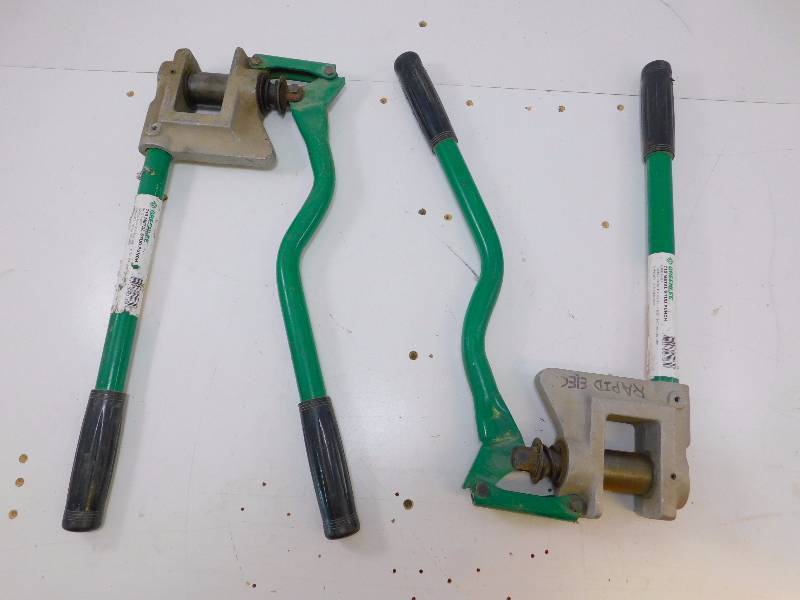 lot 42 image: (2) Greenlee 710 Metal Stud Punches