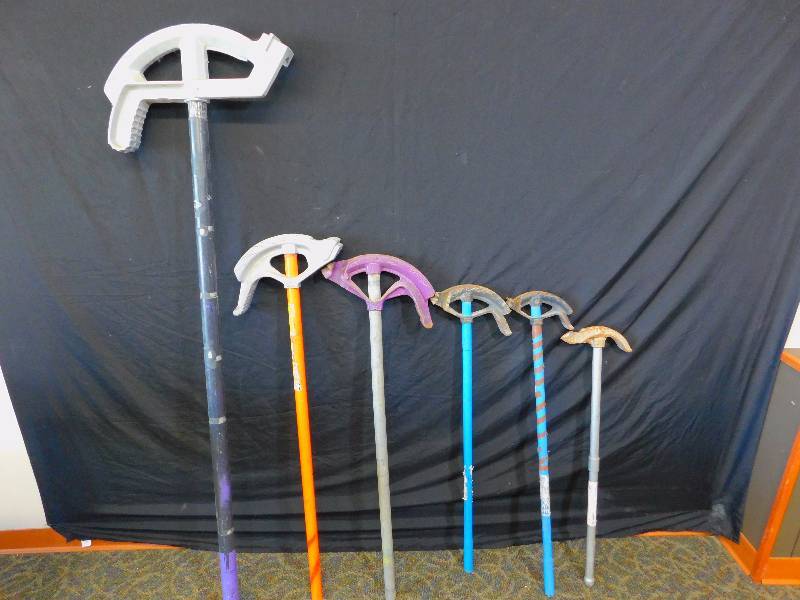 lot 46 image: Lot of (6) Metal Conduit Benders
