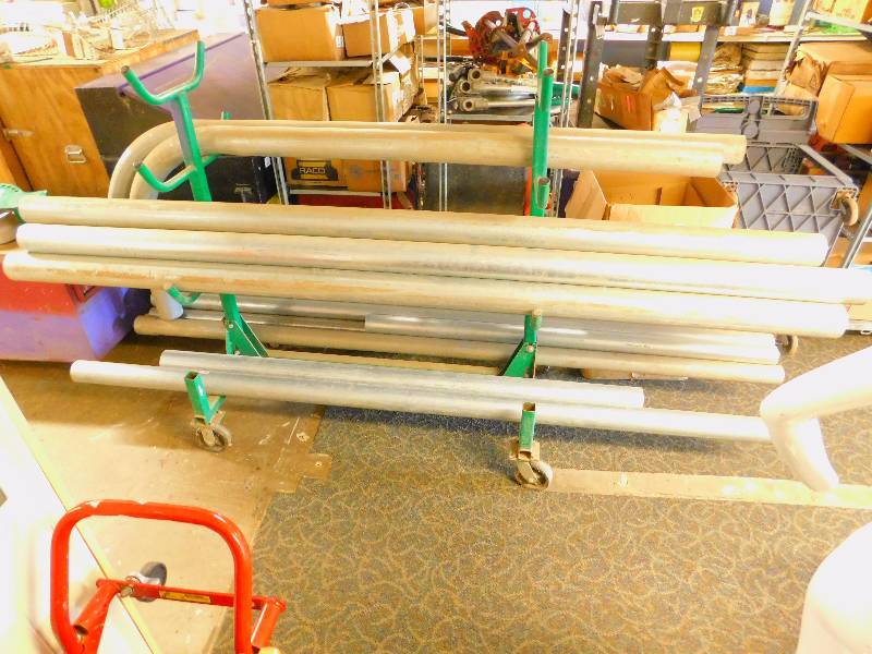 lot 67 image: Greenlee 668 Conduit & Pipe Rack w 4.5 & 3.5 EMT