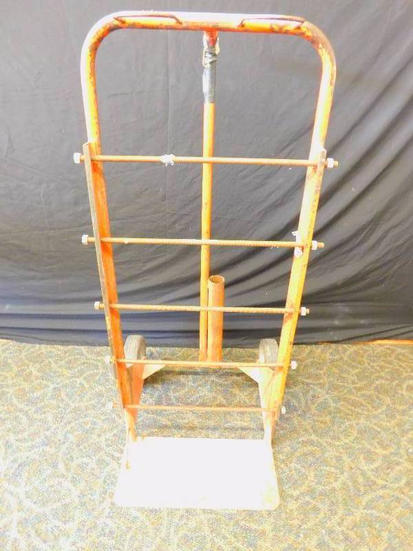 lot 68 image: Two Wheel Wire Spool Caddy