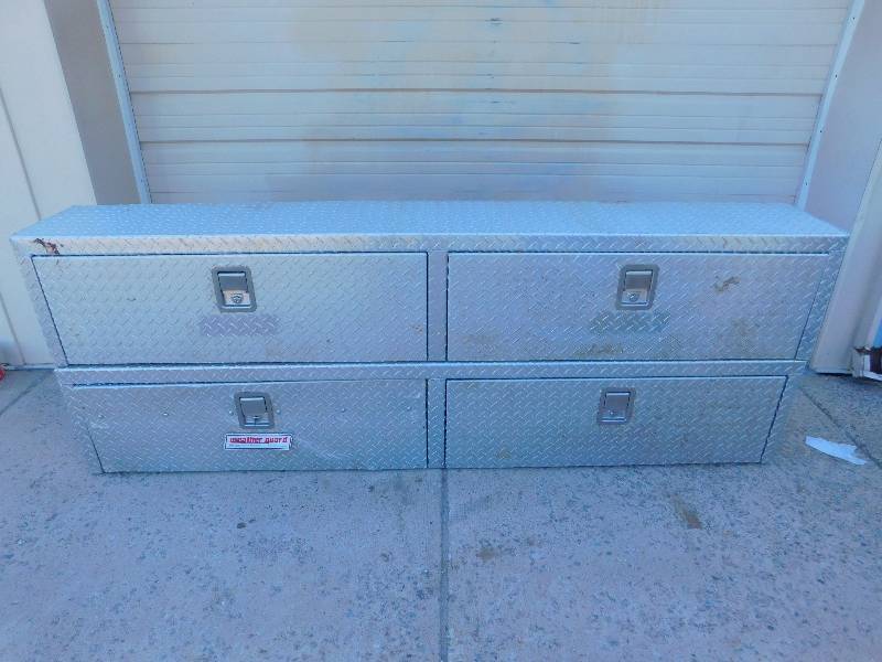 lot 69 image: (2) Aluminum Truck Boxes