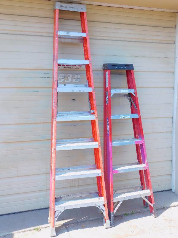 lot 79 image: 8 Louisville Ladder and 6 Werner Ladder