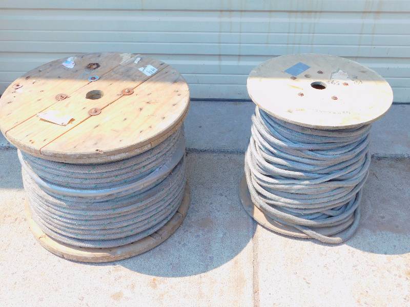 lot 83 image: (2) Spools of Rope