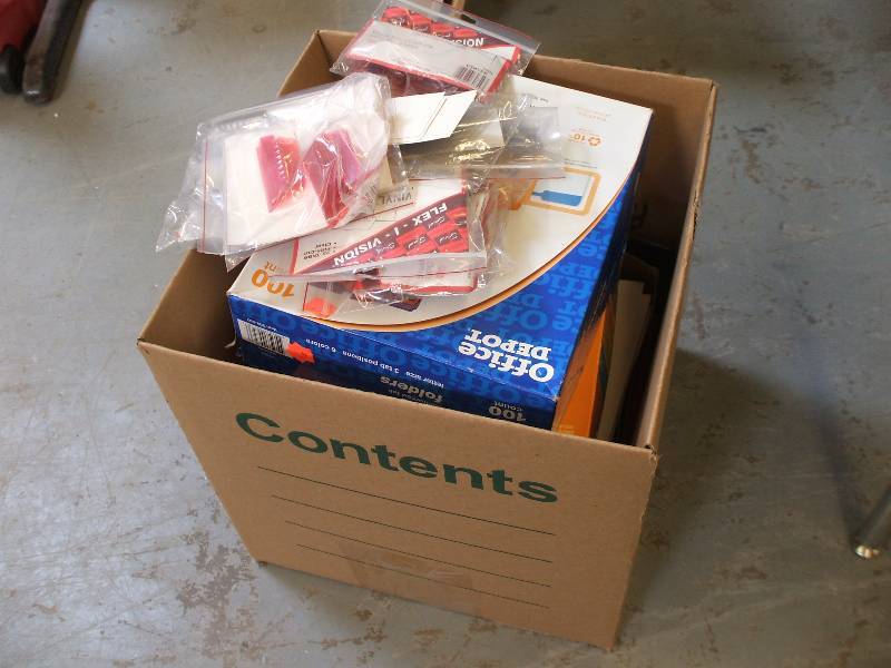LARGE QUANTITY OF MANILA AND HANGING FILE FOLDERS-ALL NEW