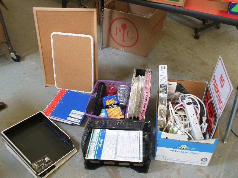 OFFICE SUPPLIES, SIGNS AND SMALL HARDWARE