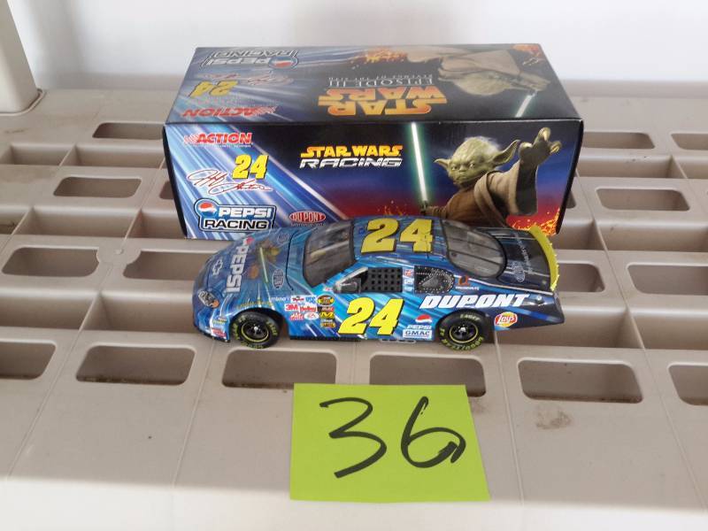 lot 36 image: Star Wars, No 24 Stock Car.. Jeff Gordon
