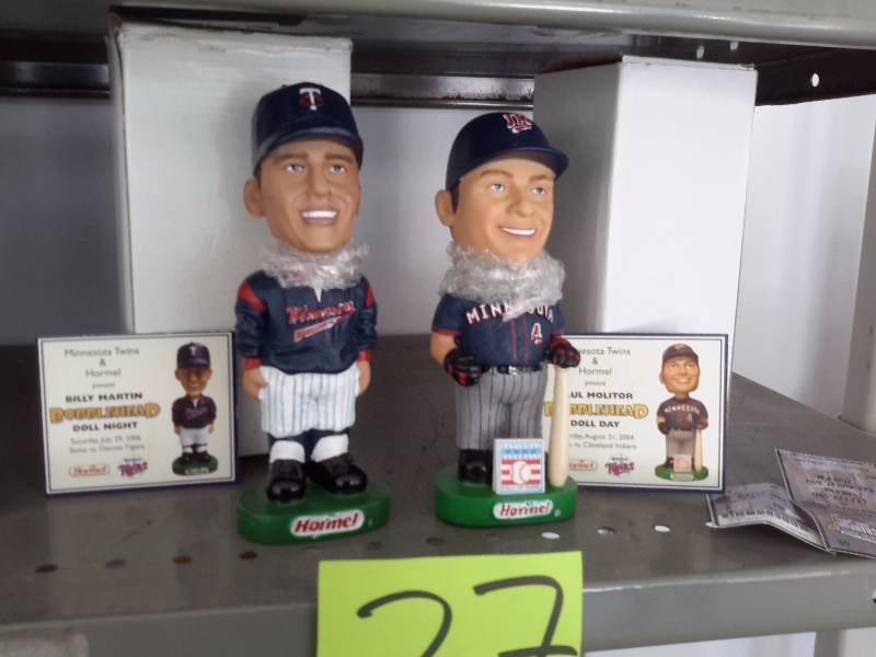 lot 27 image: Billy Martin and Paul Molitor Bobble Heads
