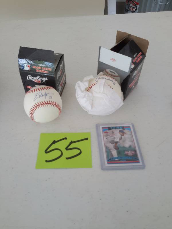 lot 55 image: Eric Molton, Johan Santana