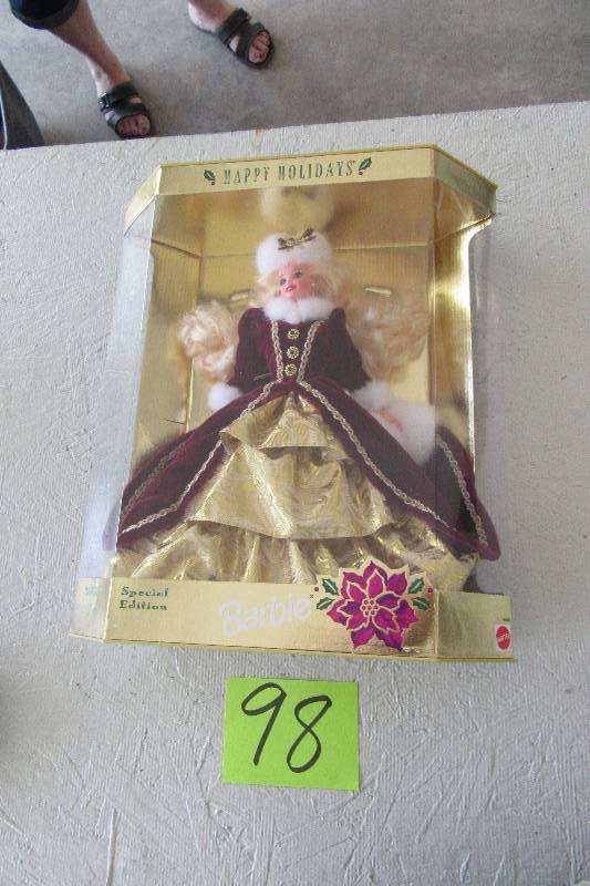 lot 98 image: Collectible Barbie as shown..