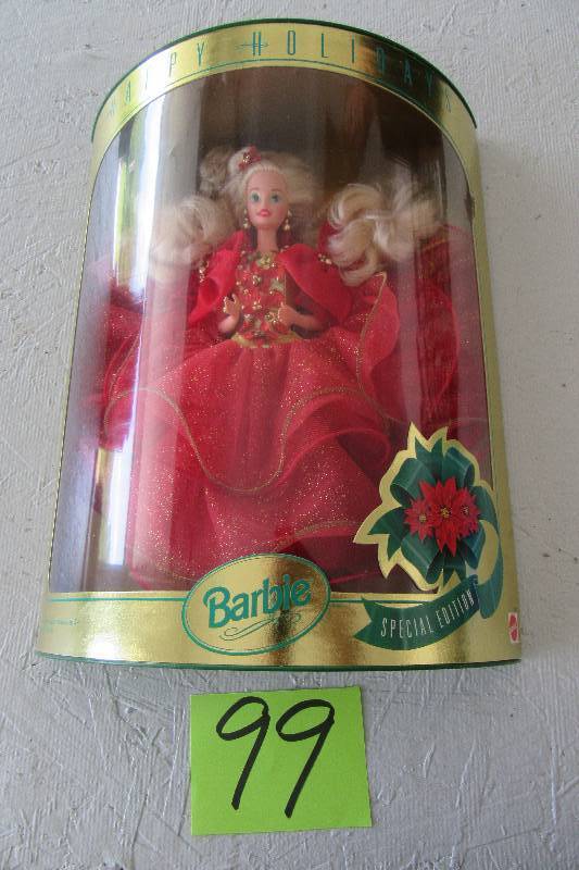 lot 99 image: Collectible Barbie as shown..