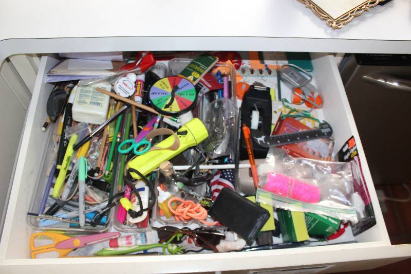 lot 96 image: Office Supplies - Pencils, Pens, Clips, Glue, And More