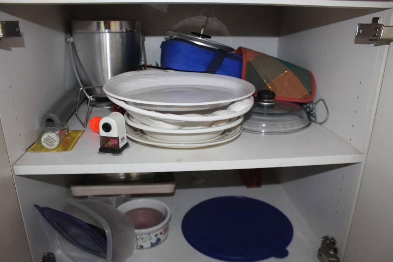 lot 95 image: Plates, Bowls, Lids, And More