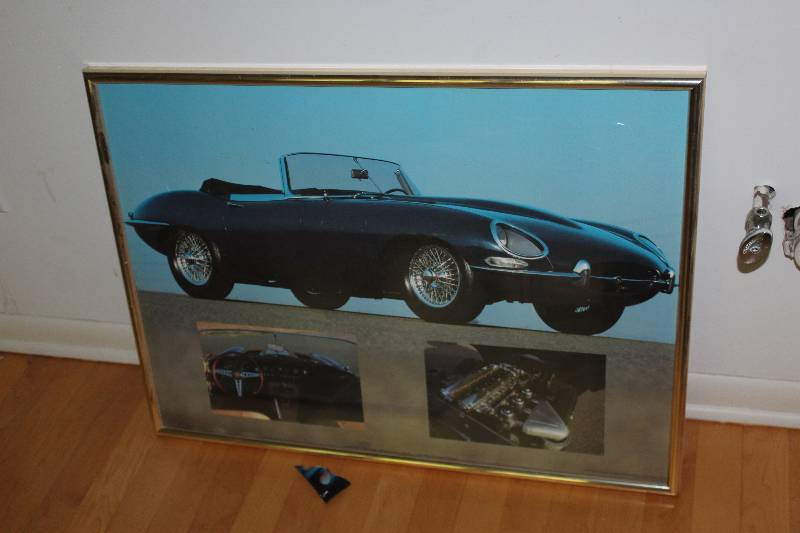 lot 59 image: Jaguar Framed Wall Art